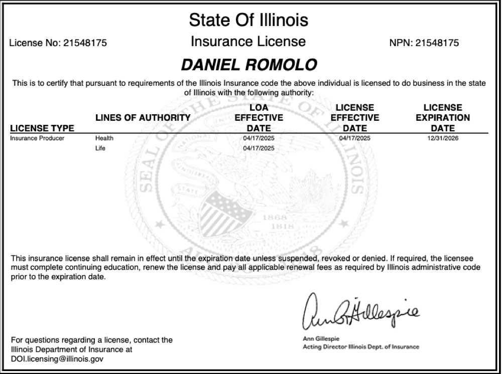Illinois insurance license