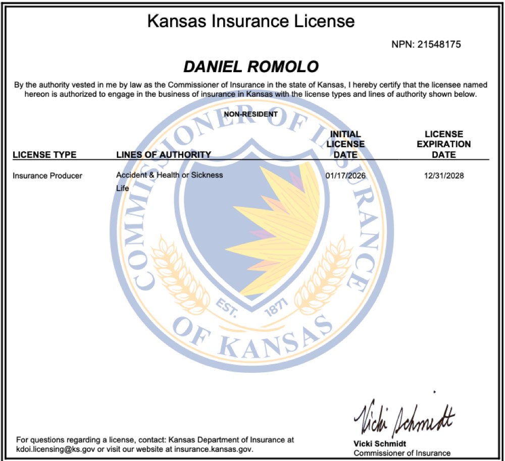 Kansas insurance license