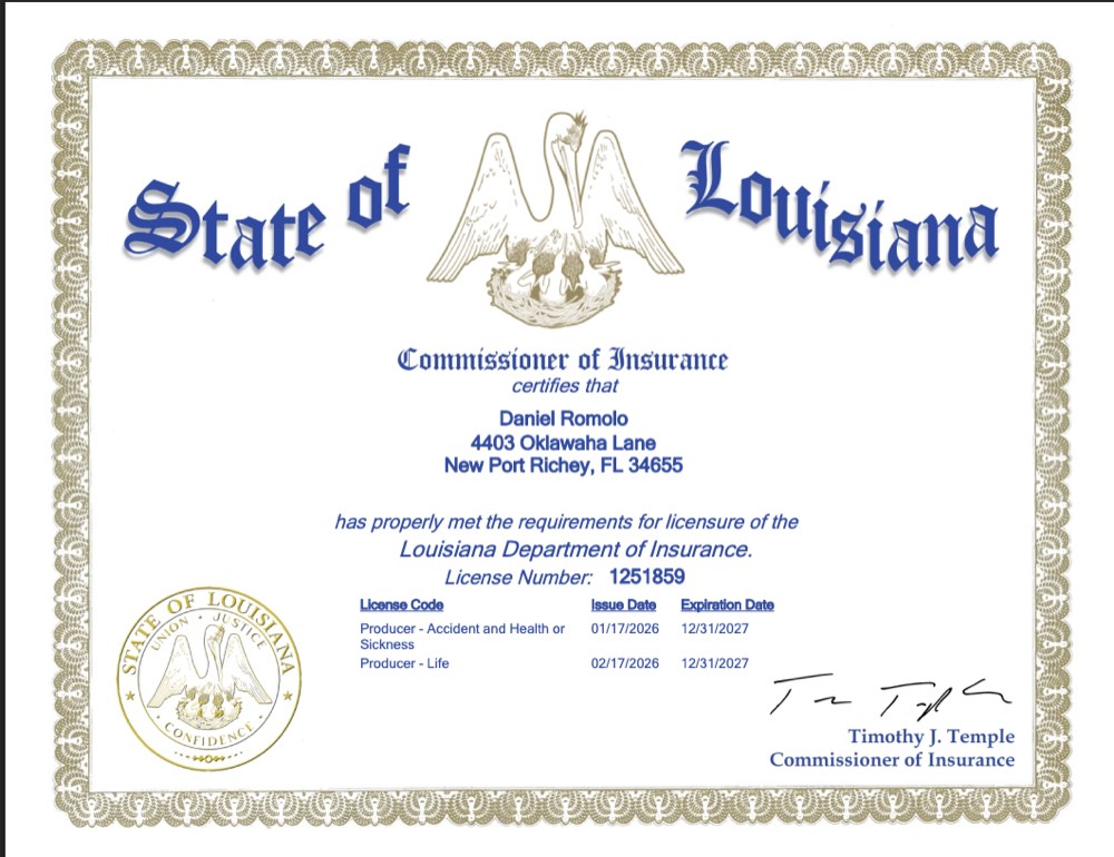 Louisiana insurance license